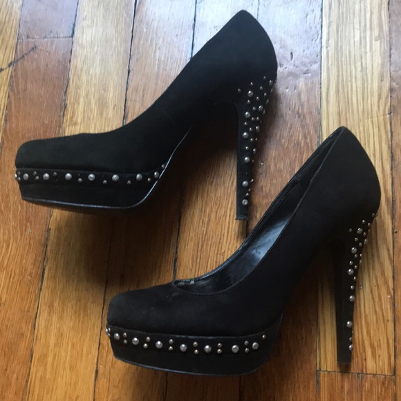 Steve Madden Shoes - Black Steve Madden Platform Heels